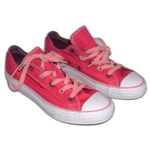 Converse Ox Rasberry Youth Size: 3 All Star Double Tongue Sneakers Brand New NIB